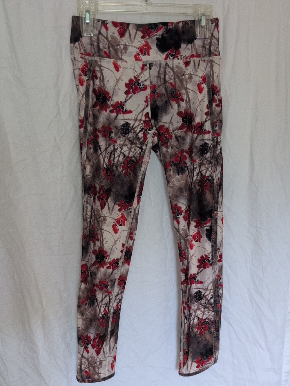 Kyodan Red Floral Print Leggings